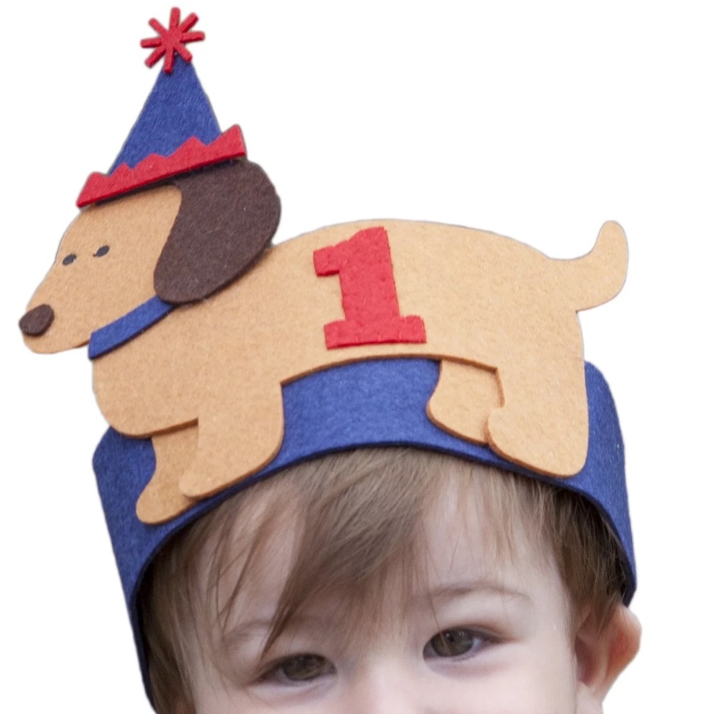 Mud Pie Puppy Birthday hat